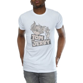 Vêtements Homme T-shirts manches longues Dessins Animés BI821 Blanc