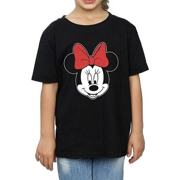 Vêtements Fille T-shirts manches longues Disney BI882 Noir