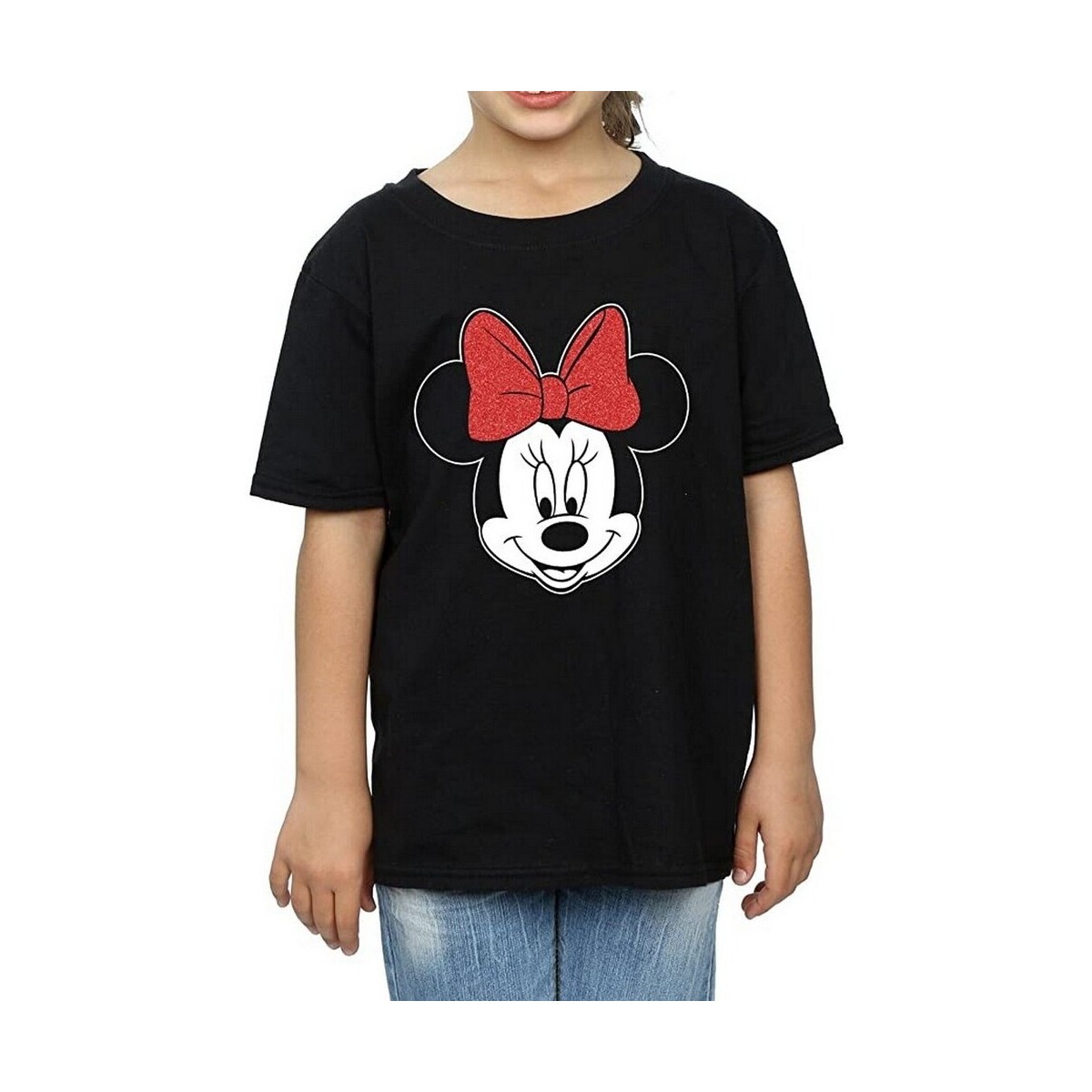 Vêtements Fille T-shirts Free manches longues Disney  Noir