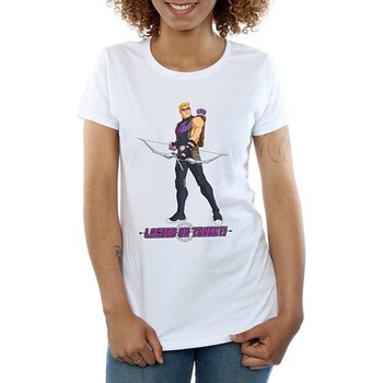 Vêtements Femme T-shirts manches longues Hawkeye  Blanc