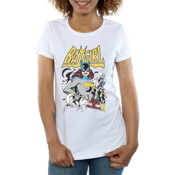 Vêtements Femme T-shirts manches longues Dc Comics Heroine Or Villainess Blanc