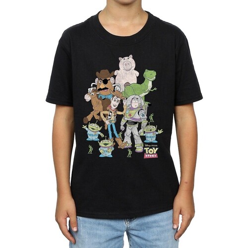 Vêtements Garçon T-shirts manches courtes Toy Story  Noir