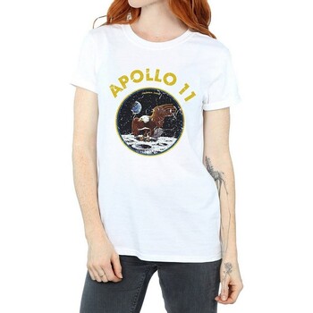 Vêtements Femme T-shirts manches longues Nasa Classic Apollo 11 Blanc