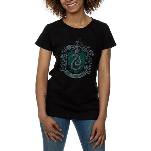 Vêtements Femme T-shirts manches longues Harry Potter BI970 Noir