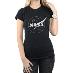 Vêtements Femme T-shirts manches longues Nasa  Noir