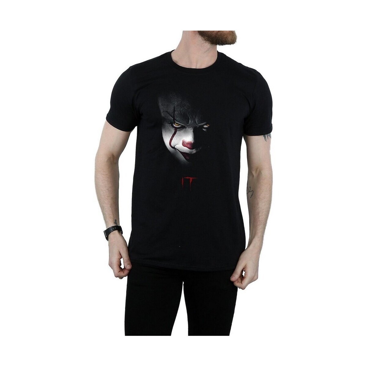 Vêtements Homme T-shirts manches longues It BI977 Noir