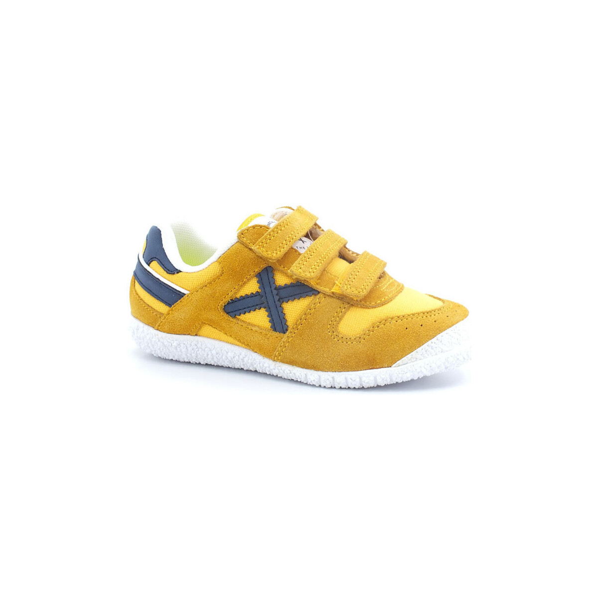 Chaussures Fille Multisport Munich Mini Goal Vco 1540 Sneaker Bambino Yellow Blue 8128540 Jaune