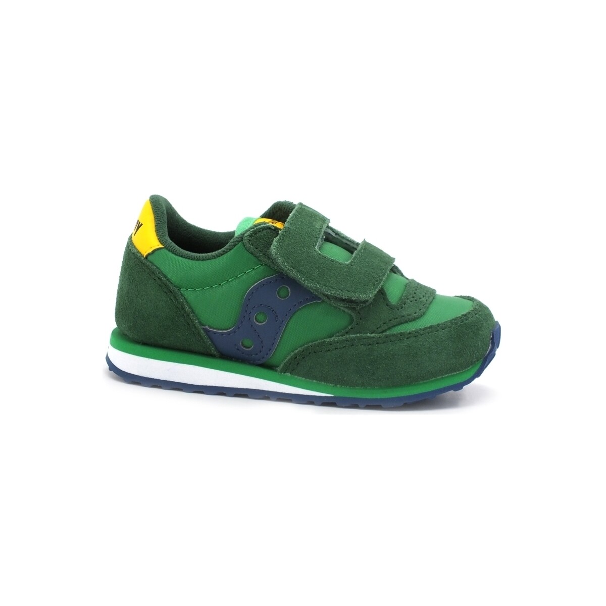 Chaussures Fille Multisport Saucony Baby Jazz HL Sneaker Green Yellow Blue SL264803 Vert