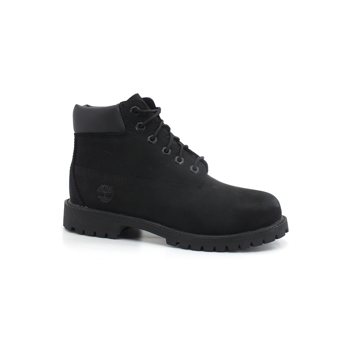Chaussures Fille Multisport Timberland Stivaletto Polacco Waterproof Black TB012907 Noir