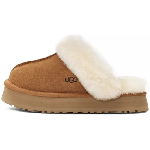 UGG Chausson mules W DISQUETTE Beige - Chaussures Chaussons Femme 118,80 €