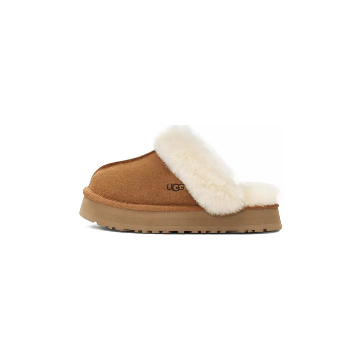 Chaussures Femme Chaussons UGG Chausson mules  W DISQUETTE Beige