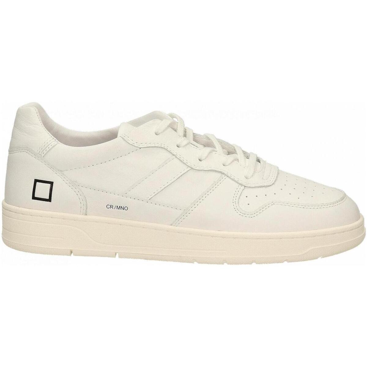Chaussures Homme Baskets mode Date COURT 2.0 MONO Blanc