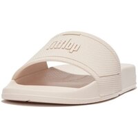Chaussures Femme Tongs FitFlop iQUSHION SLIDES Rose Foam Noir