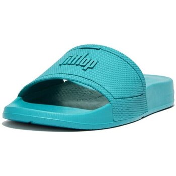 Chaussures Femme Mules FitFlop IQUSHION SLIDES TAHITI BLUE Noir