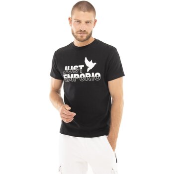 Vêtements Homme T-shirts manches courtes Just Emporio JE-MELTON-A Noir