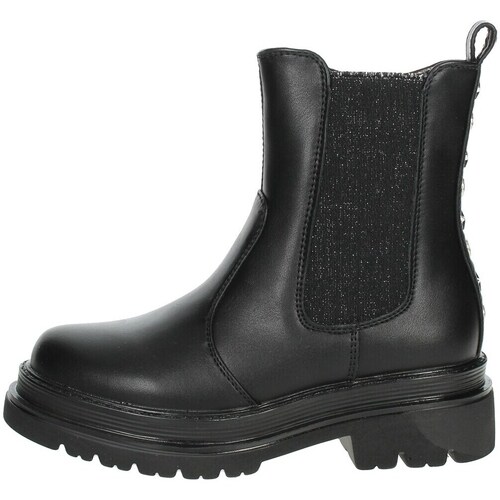 Chaussures Fille Boots Asso AG-15663 Noir