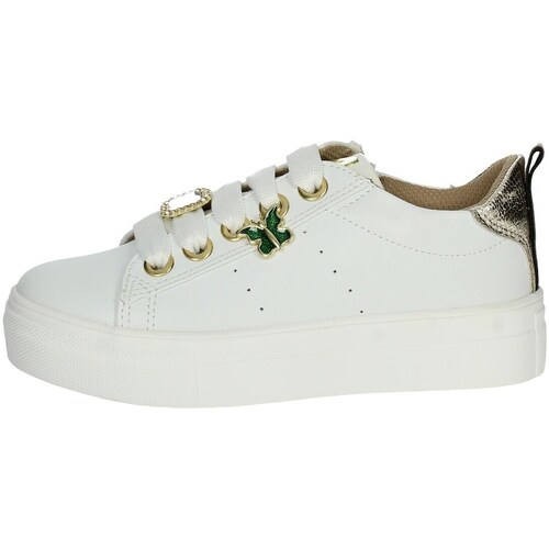 Chaussures Fille Baskets basses Asso AG-15503 Blanc