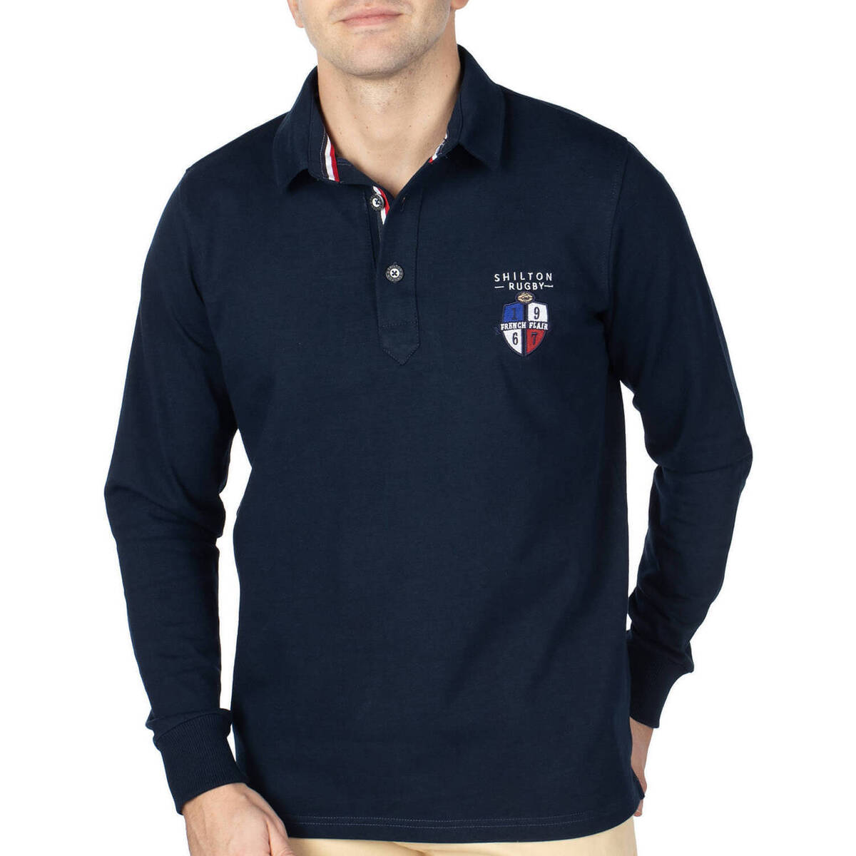 Vêtements Homme Polos manches longues Shilton Polo french flair RUGBY 