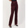 Vêtements Femme Pantalons BOSS pantalon slim fit taille haute avec jambe évasée Bordeaux