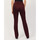 Vêtements Femme Pantalons BOSS pantalon slim fit taille haute avec jambe évasée Bordeaux