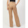 Vêtements Femme Pantalons BOSS Pantalon large coupe classique femme  en coton Beige