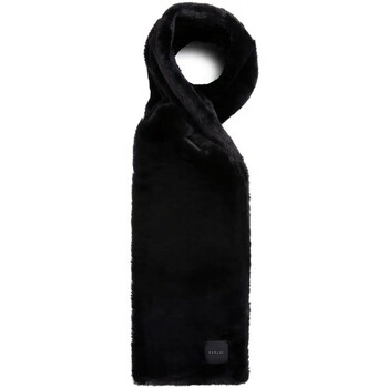 Accessoires textile Femme Echarpes / Etoles / Foulards Replay charpe noire effet fourrure Noir