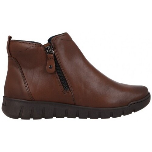 Chaussures Femme Bottines Bottines / Boots Botines Casual Mujer de Walk&Fly Alameda 749-007 Marron