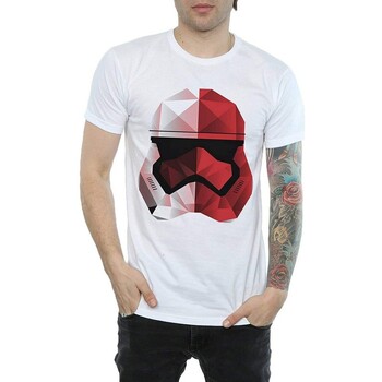 Vêtements Homme T-shirts manches longues Star Wars: The Last Jedi Cubist Blanc