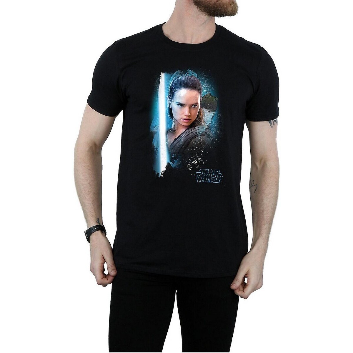Vêtements Homme T-shirts manches longues Star Wars: The Last Jedi BI1115 Noir