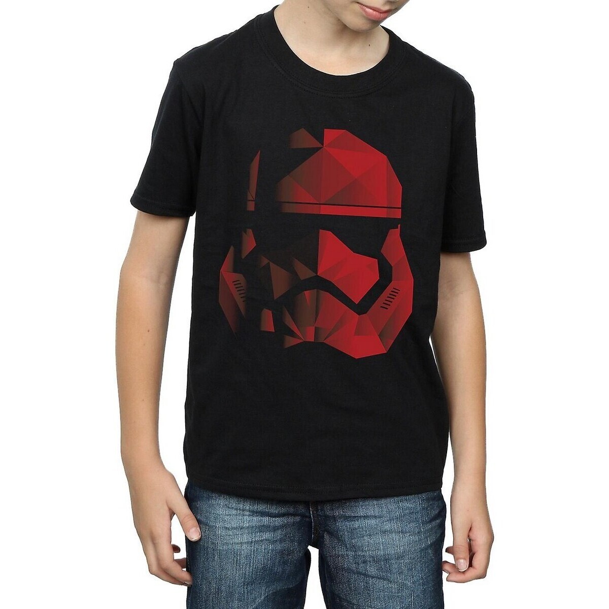 Vêtements Garçon T-shirts manches courtes Star Wars: The Last Jedi Cubist Noir
