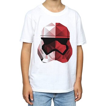 Vêtements Garçon T-shirts manches courtes Star Wars: The Last Jedi Cubist Blanc