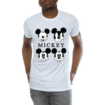 Vêtements Homme T-shirts manches longues Disney  Blanc