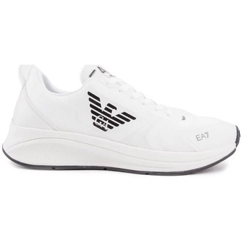 Chaussures Homme Baskets mode Ea7 Emporio Arma Eagle Baskets Style Course Blanc