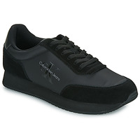 Chaussures Slide Baskets basses Calvin Klein Jeans RETRO RUNNER LOW LACEUP SU-NY Noir