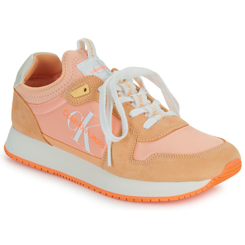 Chaussures Femme Baskets basses Calvin Kids Klein Jeans RUNNER SOCK LACEUP NY-LTH Rose