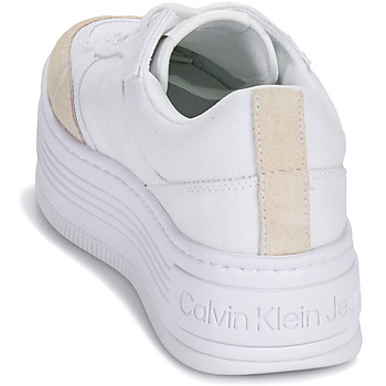 Calvin Klein Jeans BOLD PLATF LOW LACE MIX ML BTW Blanc