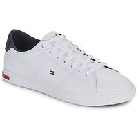 Chaussures Homme Baskets basses Tommy knit Hilfiger ESSENTIAL LEATHER DETAIL VULC Blanc
