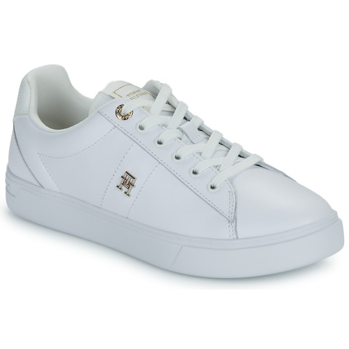 Chaussures Femme Baskets basses shorts Tommy Hilfiger ESSENTIAL ELEVATED COURT SNEAKER Blanc