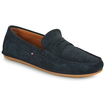 Chaussures Homme Mocassins Tommy calcetines Hilfiger CASUAL HILFIGER SUEDE DRIVER Marine