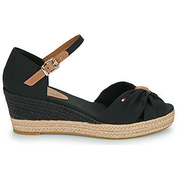 Tommy Canvas Hilfiger BASIC OPEN TOE MID WEDGE