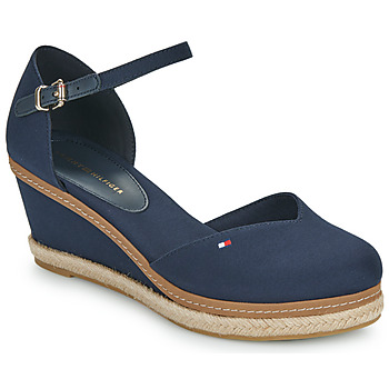 Chaussures Femme Espadrilles Tommy Hilfiger BASIC CLOSED TOE MID WEDGE Marine
