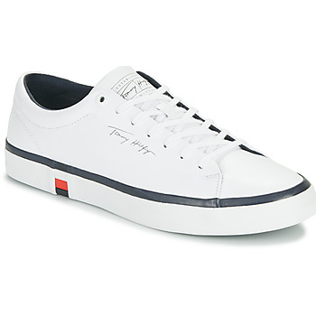 Chaussures Homme Baskets basses Tommy Hilfiger MODERN VULC CORPORATE LEATHER Blanc