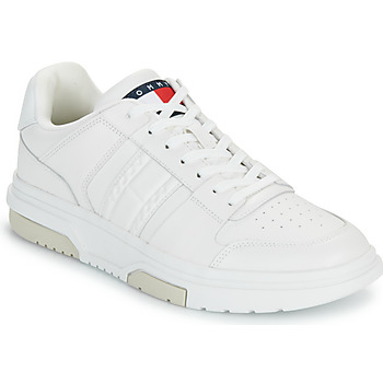 Chaussures Homme Baskets basses Tommy Reporter Jeans THE BROOKLYN LEATHER Blanc