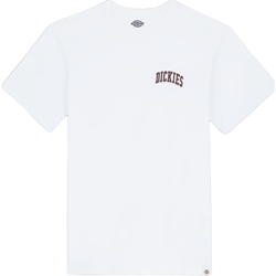 circular-logo cotton T-shirt Bianco