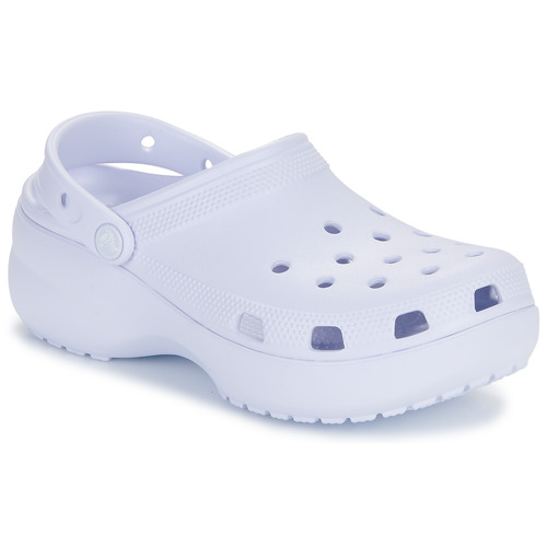 Chaussures Femme Sabots Slides Crocs Classic Platform Clog W Violet