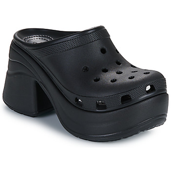 Chaussures Femme Sabots Crocs Wedge Siren Clog Noir