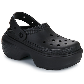 Chaussures Femme Sabots Slides Crocs Stomp Clog Noir