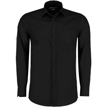 Vêtements Homme Chemises manches longues Kustom Kit KK142 Noir