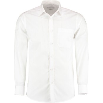 Vêtements Homme Chemises manches longues Kustom Kit KK142 Blanc