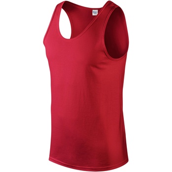 Vêtements Homme Débardeurs / T-shirts sans manche Gildan 64200 Rouge